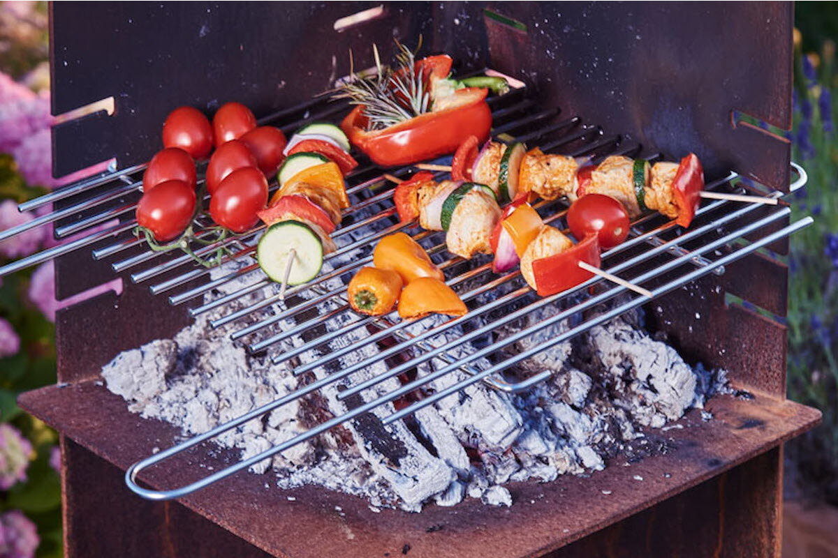 Grillmat som grilles på en Chesneys grill